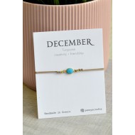 Birthstone bracelet December