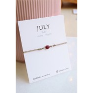 Birthstone bracelet July