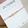 Birthstone bracelet October 
