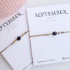 Birthstone Bracelet September 