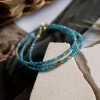 Triple bracelet Apatite 925° Necklaces