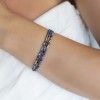 Triple bracelet Sapphire 925° Necklaces