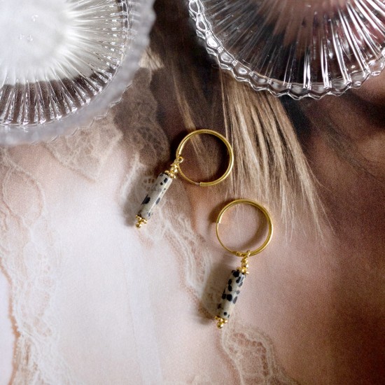 Σκουλαρίκια ασημένια - Σκουλαρίκια - Κοσμήματα silver 925 - μικρα κρικακια σκουλαρικια με κρεμαστη πετρα