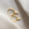 Mini hoops 925° Pearl Drop Earings
