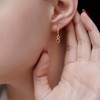 Σκουλαρίκια ασημένια - Σκουλαρίκια - Κοσμήματα silver 925 - Xειροποιητα κοσμηματα - Χειροποιητα Κοσμηματα - σκουλαρικια μικροι κρικοι με πετρα 