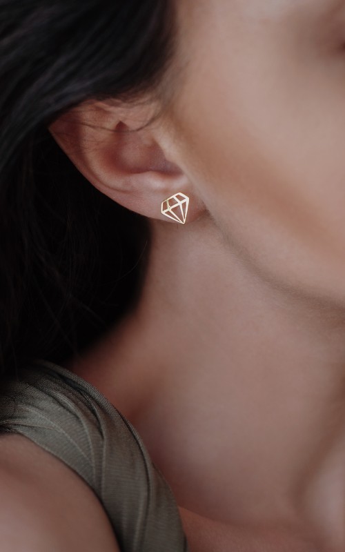Diamond earrings 925°