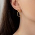 Double circle earrings 925°