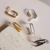 Σκουλαρίκια ασημένια - Σκουλαρίκια - Κοσμήματα silver 925 - σκουλαρικια διπλοι κρικοι ασημι 925