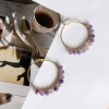 Σκουλαρίκια ασημένια - Σκουλαρίκια - Κοσμήματα silver 925 - κρικοι σκουλαρικια με αμεθυστο