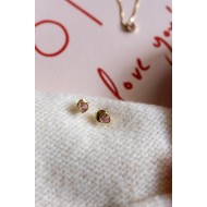 Love earrings pink 925°