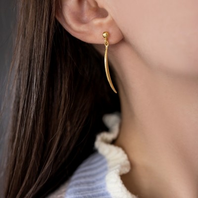 Half moon earrings 925°
