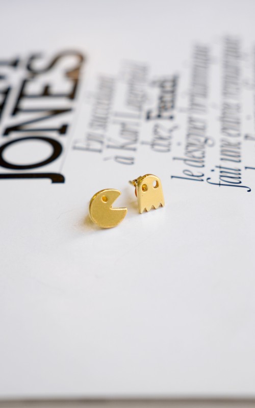 Pacman earrings 925°
