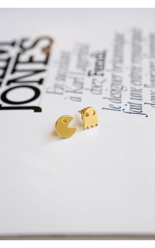 Pacman earrings 925°