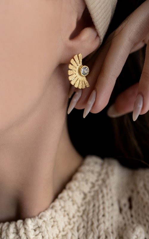Rene earrings 925° White