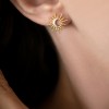 Sun & moon earrings 925° Earings