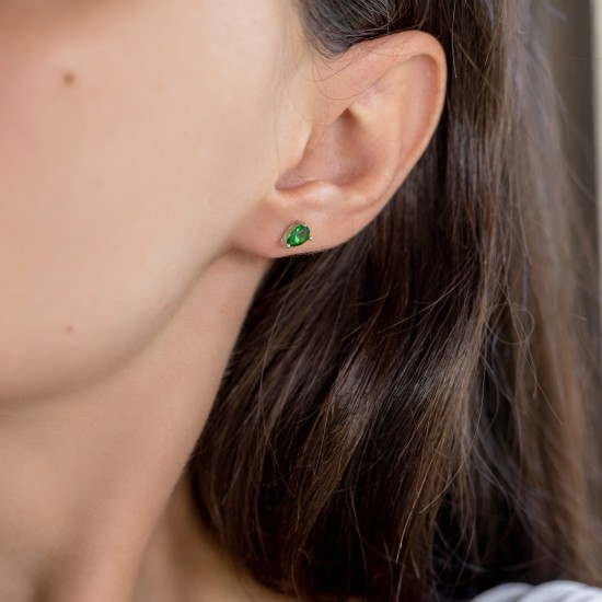 Zirgon earrings L 925° Silver 925°