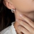 Evita earrings silver