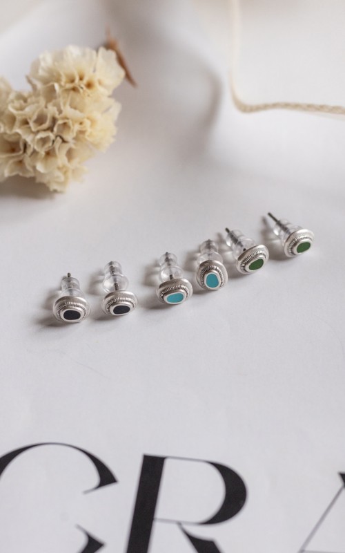 Gloria earrings silver