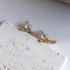Σκουλαρίκια - καρφωτα σκουλαρικια με πολυχρωμα ζιργκον 