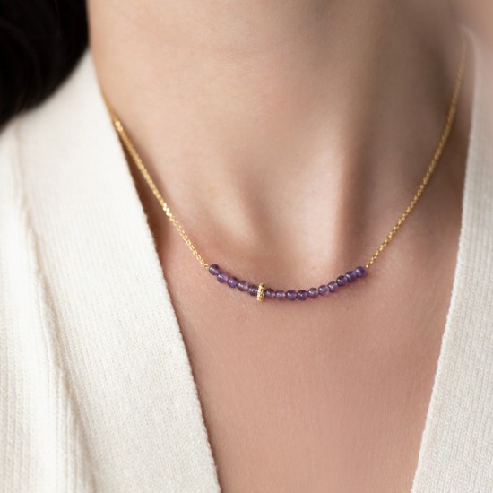 Amethyst necklace 925° Necklaces