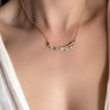 Bar Dalmatian Jasper necklace 925° NECKLACES
