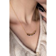 Bar Tourmaline necklace 925°