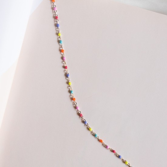 Rainbow chain 925° Necklaces