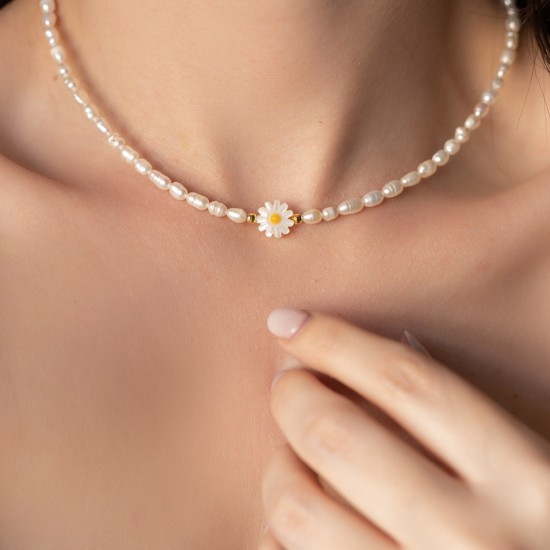 Daisy necklace 925° Necklaces
