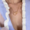 Double circle neckace 925° Necklaces