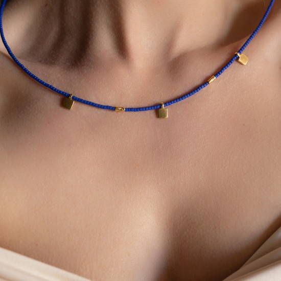 Irma necklace 925° blue NECKLACES