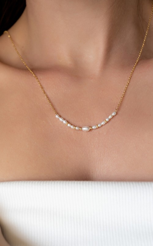 Just pearls necklace 925°