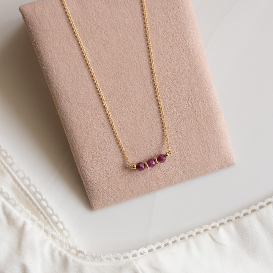 Just Ruby necklace 925° NECKLACES