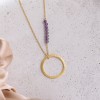 Karma Amethyst necklace 925° Necklaces