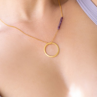 Karma Amethyst necklace 925°