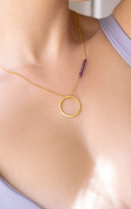 Karma Amethyst necklace 925°