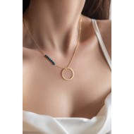 Karma Chrysocolla necklace 925°