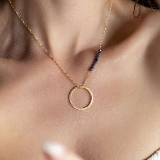 Karma Sapphire necklace 925° Necklaces