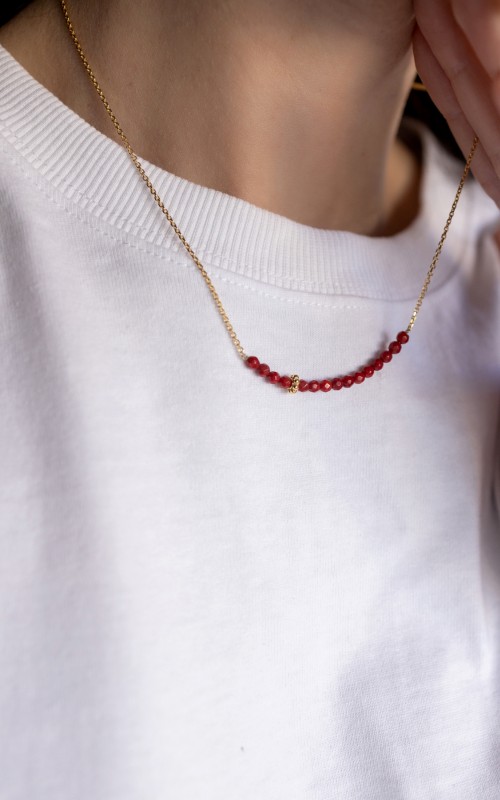 Coral necklace 925°