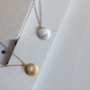 Κοσμήματα silver 925 - καλοκαιρινο κολιε κοχυλι με μαργαριταρι