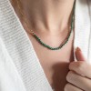 Malachite chain necklace 925° Necklaces