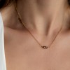 Minimal Tourmaline necklace 925° NECKLACES