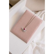 Rene necklace 925° Pink