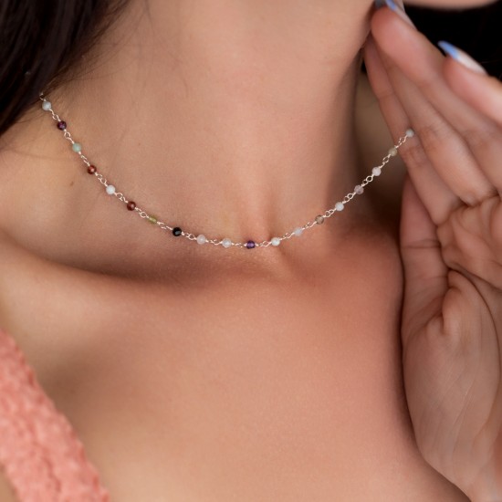 Rozario Tourmaline silver 925° Necklaces