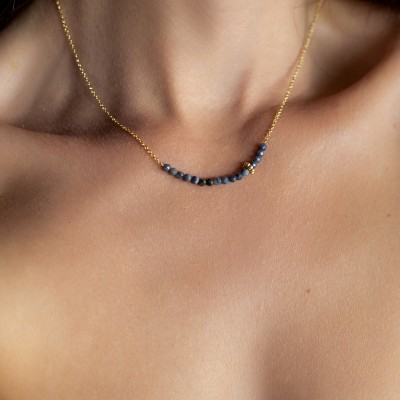 Sapphire necklace 925°