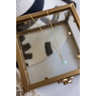 Drop necklace 925° Amazonite