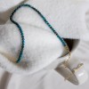 Chrysocolla chain necklace 925° Necklaces