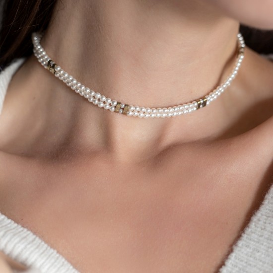 Choker necklace shell pearl Necklaces