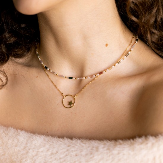 Κοσμήματα silver 925 - Karma Star necklace 925°