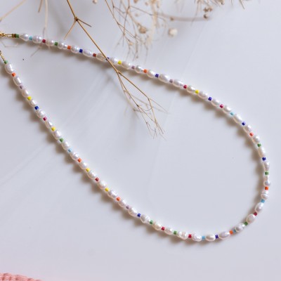 Rainbow pearls 925°