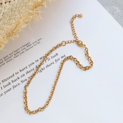 Anklet gold chain